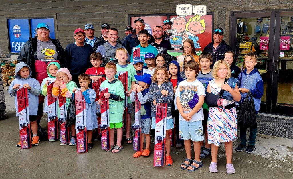 Teaching kids to fish a skill that will last a lifetime.