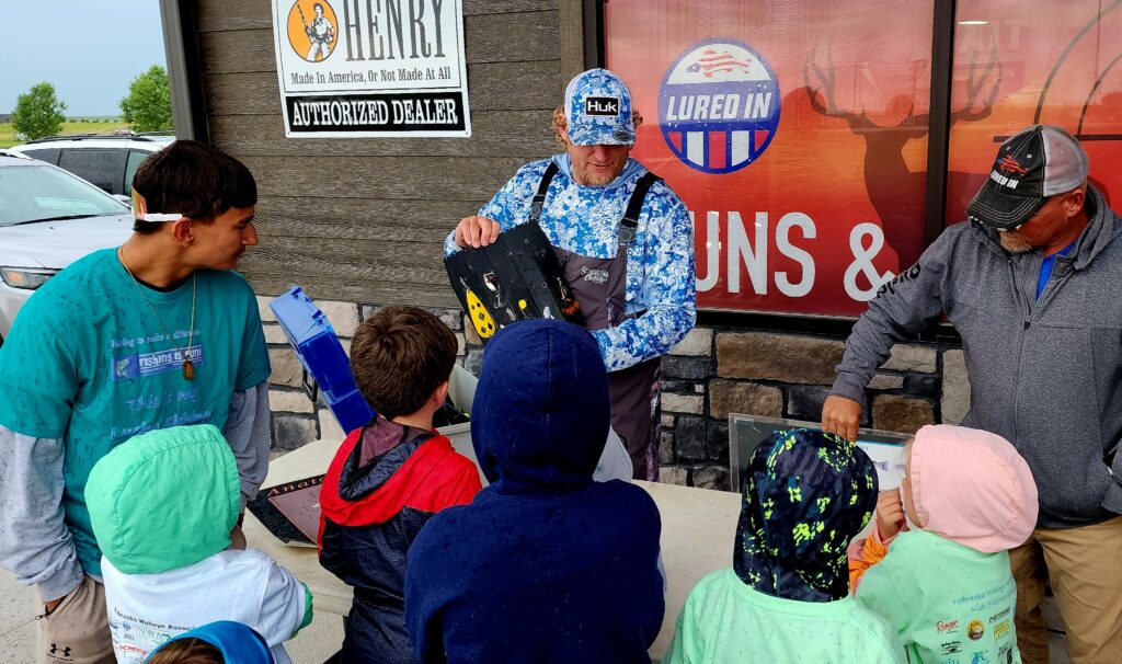 Teaching kids to fish a skill that will last a lifetime.